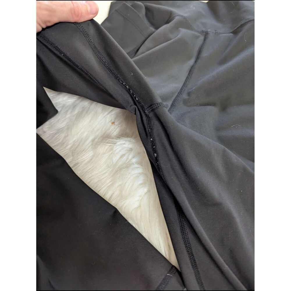 Storq Sport Black Maternity Athletic Leggings Media Pocket Size 3 M Medium - Picture 5 of 6